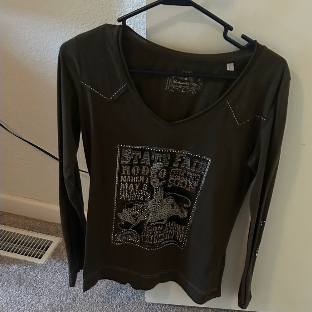 Panhandle Slim Olive Graphic Tee
